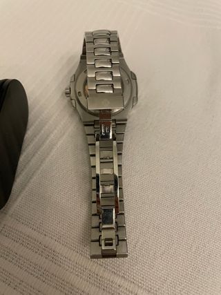 Patek Philippe Nautilus Reloj Plata y marrón