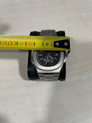 Patek Philippe Nautilus Reloj Plata y marrón