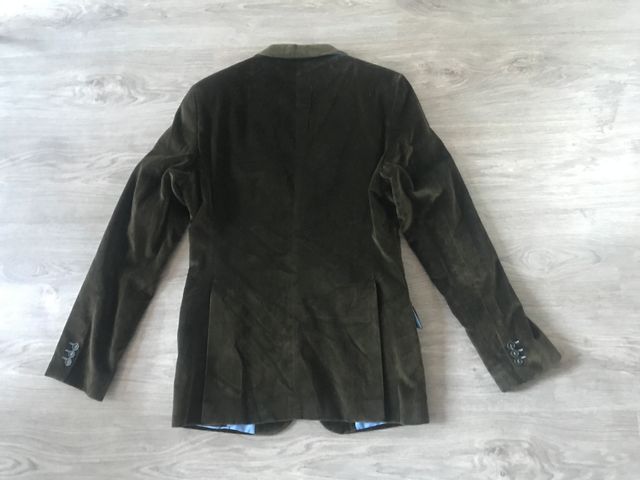 Giacca in velluto verde inglese El Ganso T48