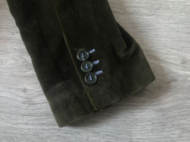 Giacca in velluto verde inglese El Ganso T48