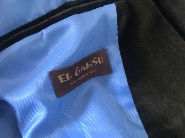 Giacca in velluto verde inglese El Ganso T48