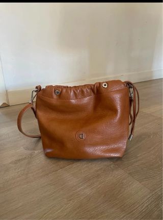 Bolso Desigual Marrón Piel Sintética