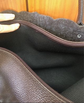 Borsa a mano nuova in feltro traforato