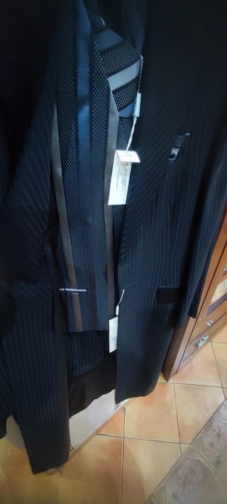 Traje Novio Italiano Negro Exclusivo