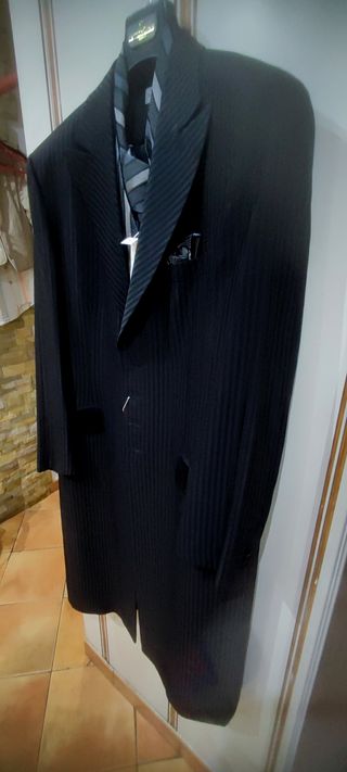 Traje Novio Italiano Negro Exclusivo