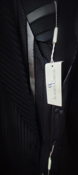 Traje Novio Italiano Negro Exclusivo