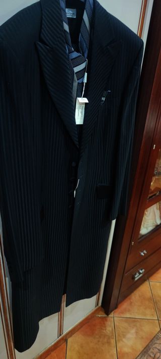 Traje Novio Italiano Negro Exclusivo