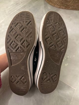 Converse plataforma altas negras