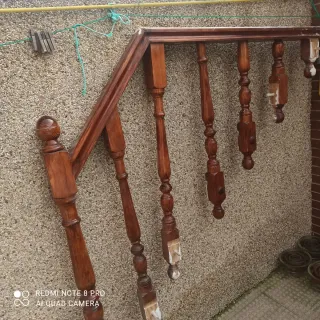 Barandilla de madera interior