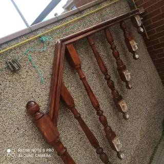 Barandilla de madera interior