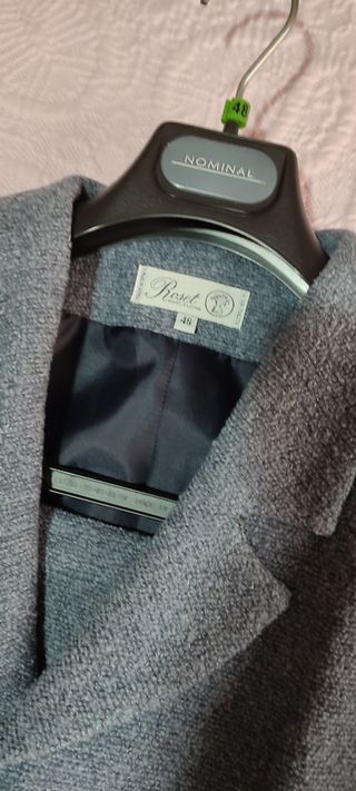 Traje de chaqueta y falda Roset azul