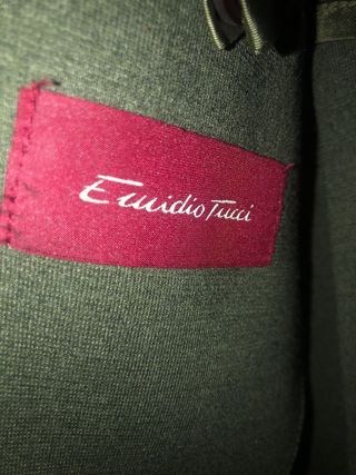 Americana Emidio Tucci verde Talla 9