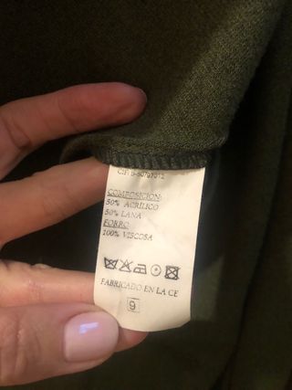 Americana Emidio Tucci verde Talla 9