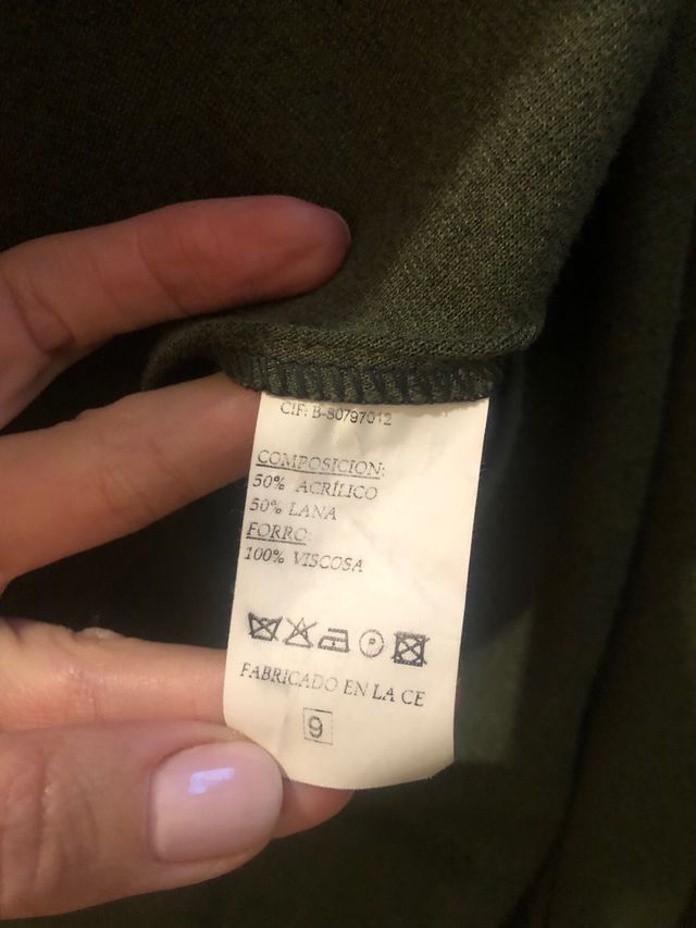 Americana Emidio Tucci verde Talla 9