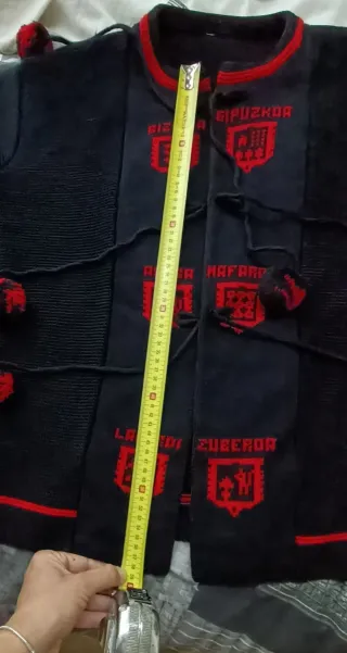 Chaqueta Mendigozale adulto azul y roja