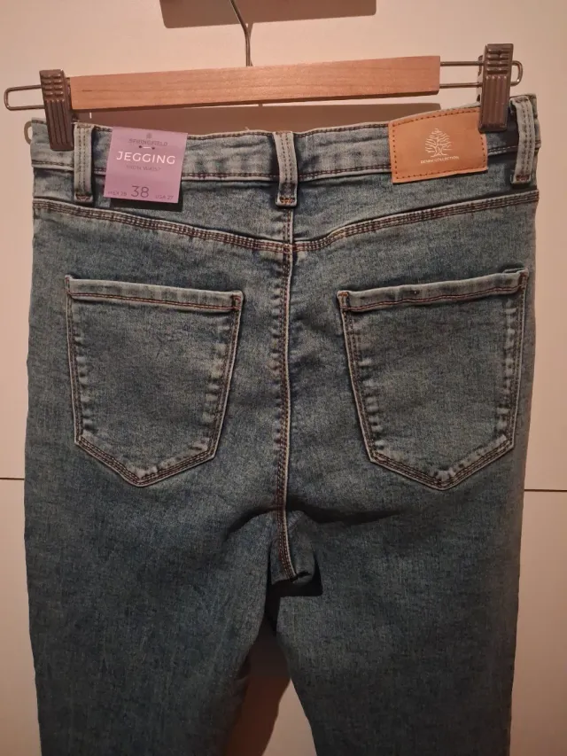 Pantalón vaquero skinny Springfield mujer