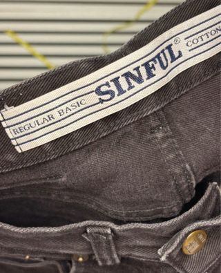 Jeans Siful vita alta neri taglia S VINTAGE