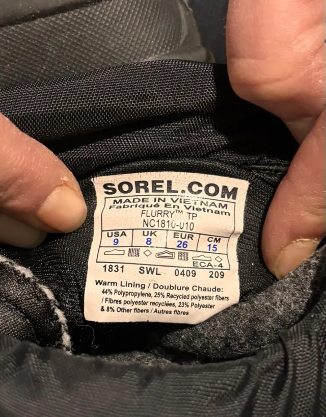 Botas de nieve para niño Talla 26