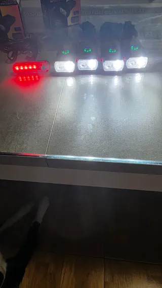 Lámpara Bicicleta Recargable USB Tipo C