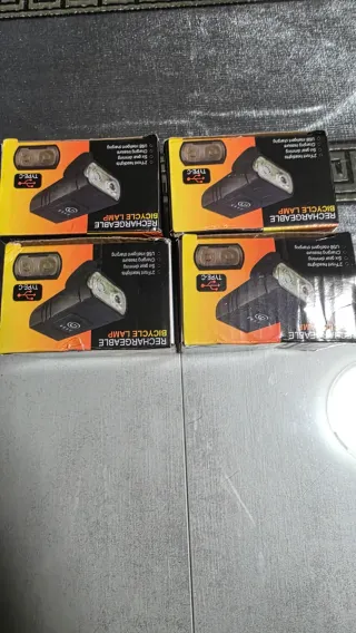 Lámpara Bicicleta Recargable USB Tipo C