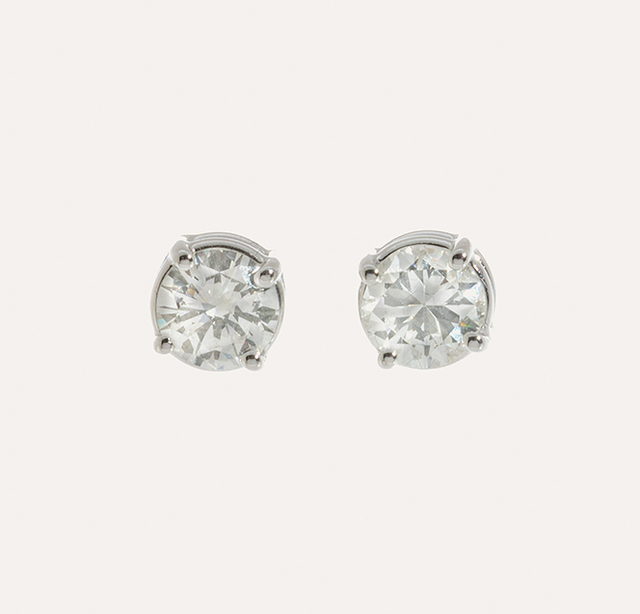 Pendientes Diamante 2.18ct Oro Blanco 2.39gr