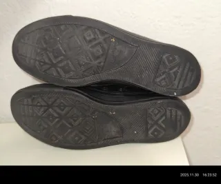 Zapatillas Converse Piel Negras Talla 42