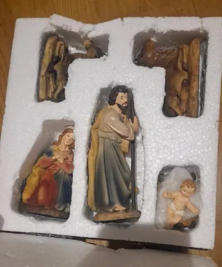 Figuras Belén Nacimiento 5 Piezas