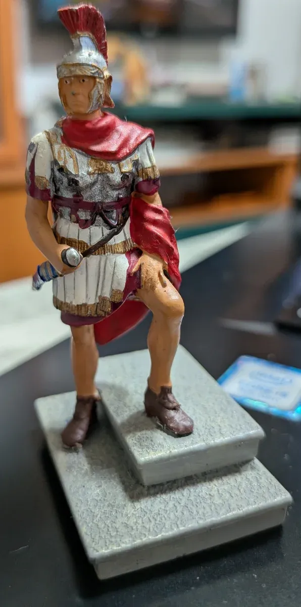 Figura in piombo di un Tribuno Pretoriano