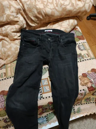 Pantalón Vaquero Tommy Jeans Negro Talla W36 L32