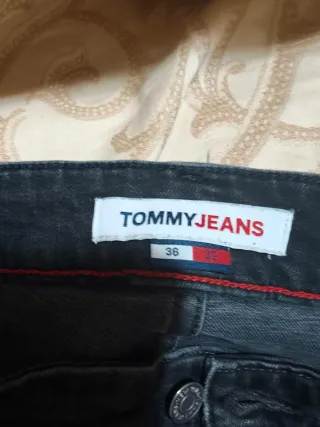 Pantalón Vaquero Tommy Jeans Negro Talla W36 L32