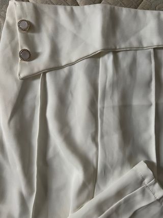 Pantalón blanco de vestir talla 16Y