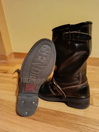 Botas Sendra Piel Marrón Hebillas