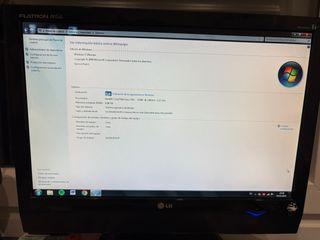 Ordenador CPU Intel core 2 duo + pantalla LG 24”