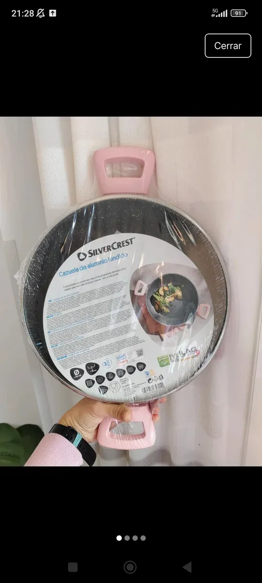 Cazuela SilverCrest aluminio fundido