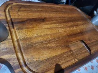 Tavolo da barbecue in pelle e legno, prezzo negoziabile