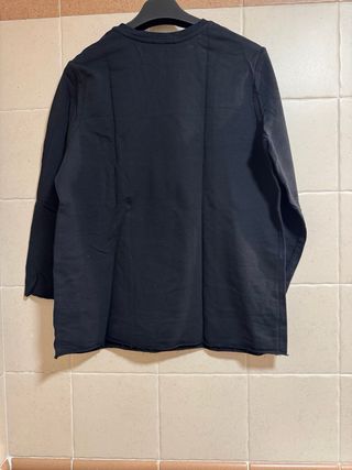 Camiseta Pull&Bear Talla L Algodón Negra