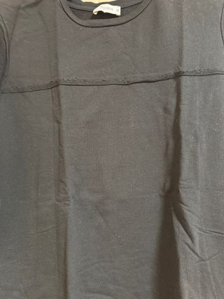 Camiseta Pull&Bear Talla L Algodón Negra