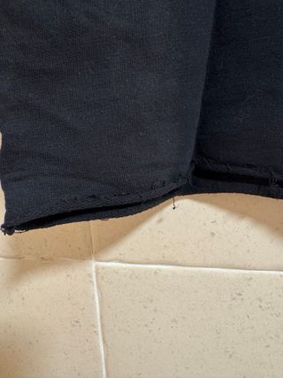 Camiseta Pull&Bear Talla L Algodón Negra