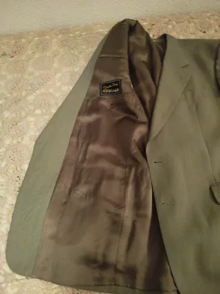 Traje Emidio Tuchi Verde T.54 Verano