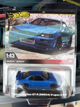 Hot Wheels Nissan Skyline GT-R R34 V-spec II Nur