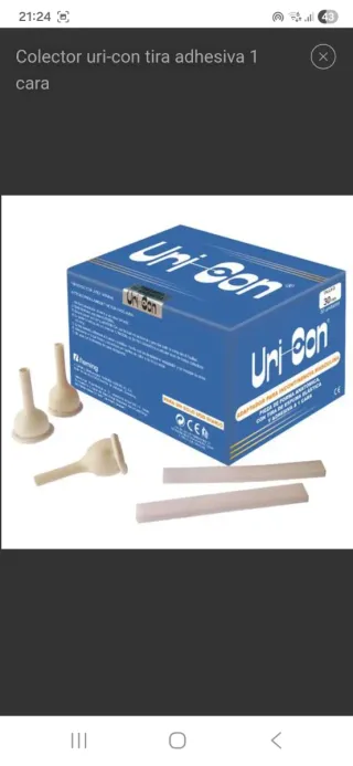 Colector Uri-Con para incontinencia masculina