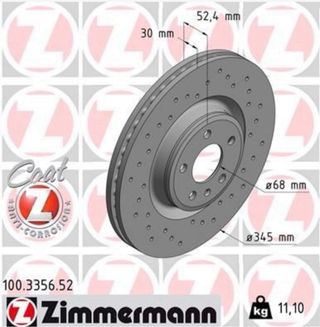 Discos Zimmerman 345mm