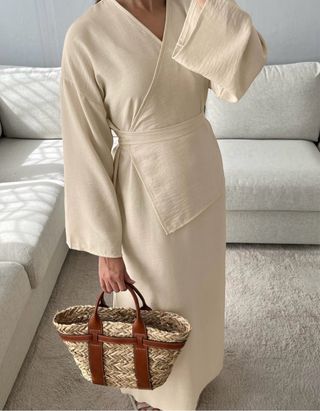 Vestido Hacco Beige Talla Única