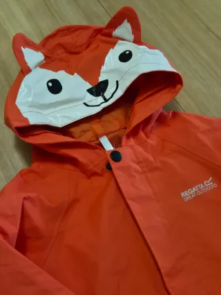 Chubasquero infantil zorro Regatta 3-4 años