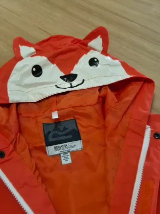 Chubasquero infantil zorro Regatta 3-4 años