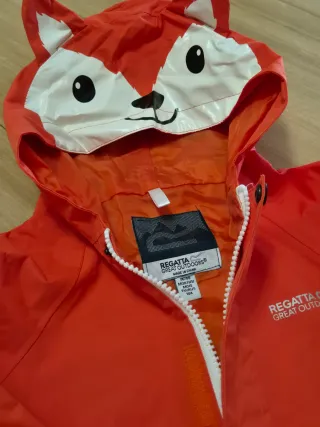 Chubasquero infantil zorro Regatta 3-4 años