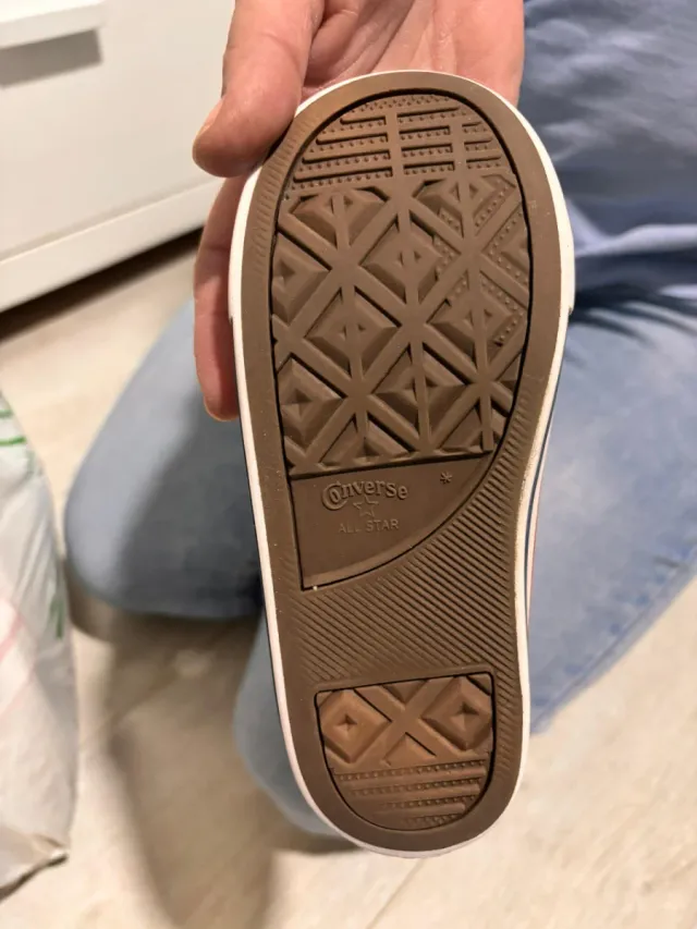 Zapatillas Converse All Star niño velcro.Talla 25