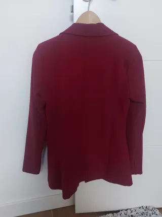 Blazer Granate Doble Botonadura