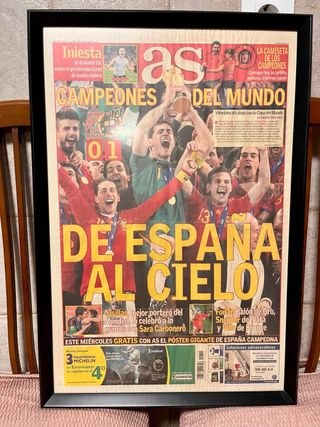 Portada AS Mundial 2010 España Campeona