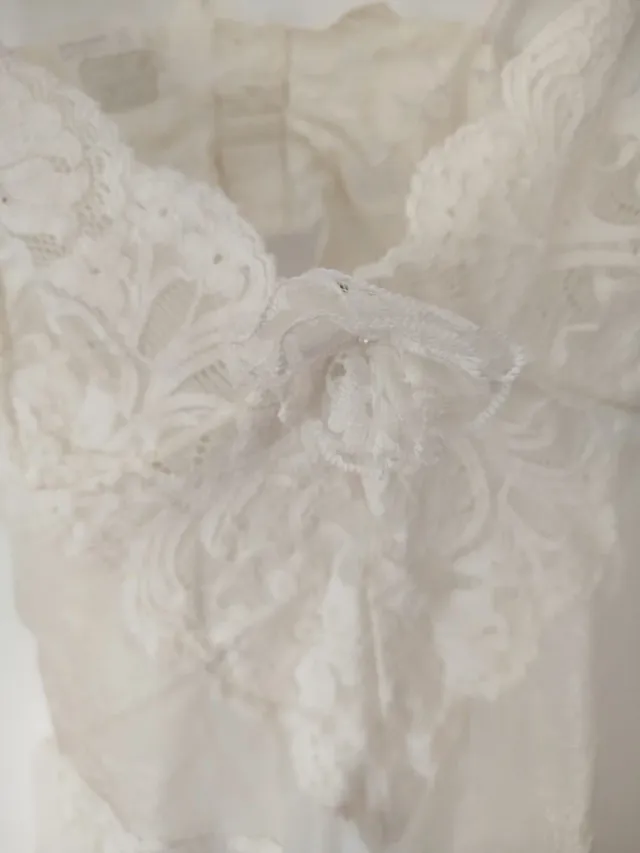 Salto de cama encaje transparente